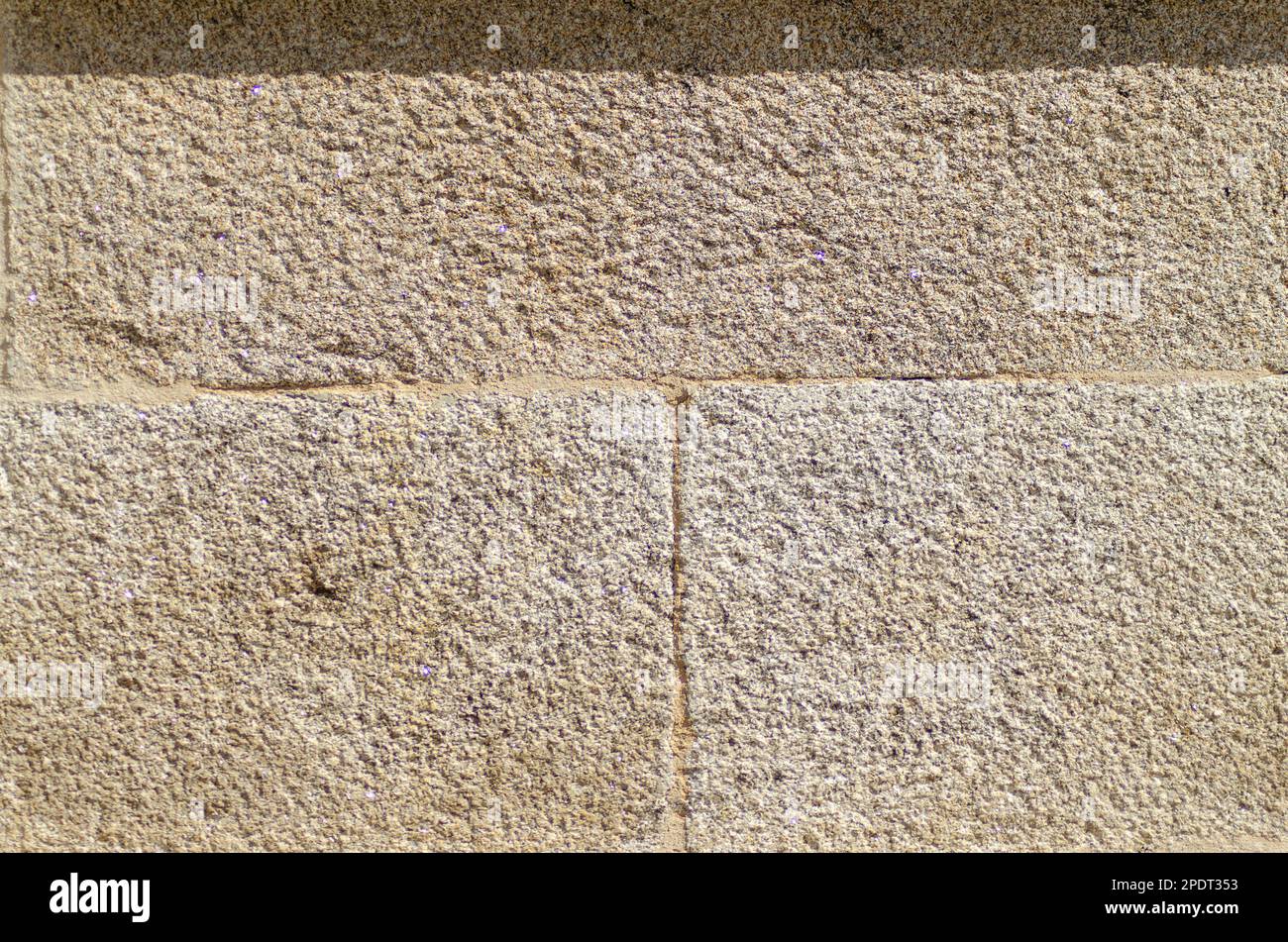 wall of large granite blocks, backgrounds Stock Photo