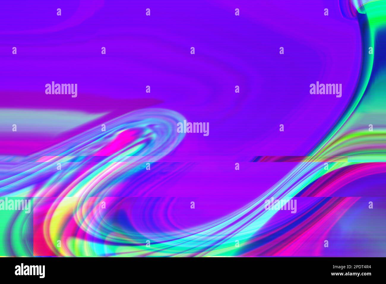 Distorted neon glitch effect hires stock photography and images Alamy