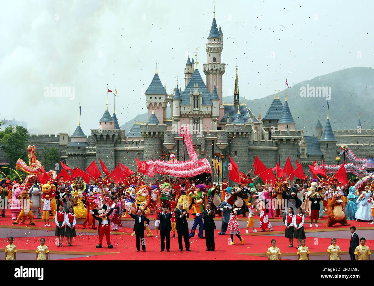 Hong Kong Disneyland celebrates its grand opening in Hong Kong Monday