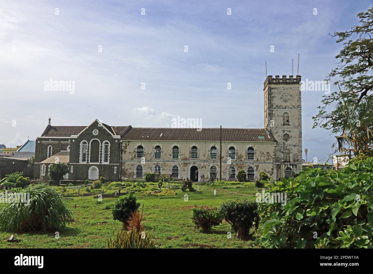 St Greorge's cathedral, Kingstown, St Vincent Stock Photo