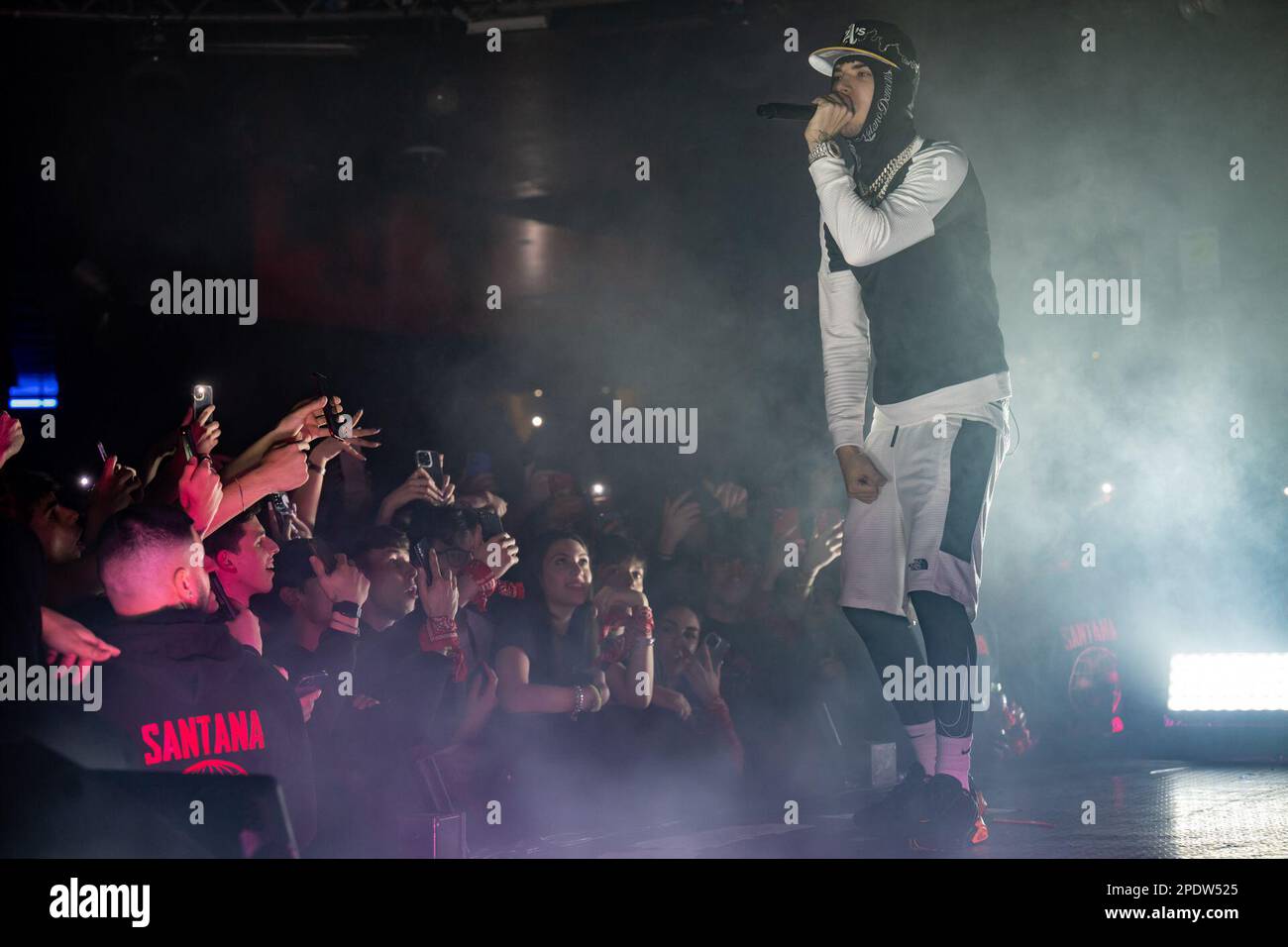 Shiva Italian Rapp Italian rap/hip hop singer Shiva during the Milano Demons Live Tour ...