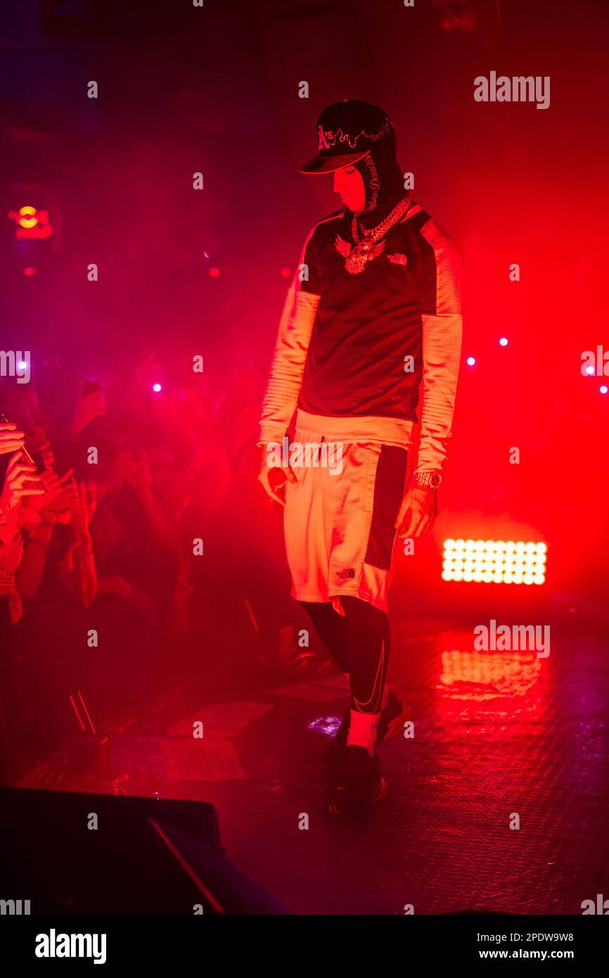 March 14, 2023, Italy Italian rap/hip hop singer Shiva during the