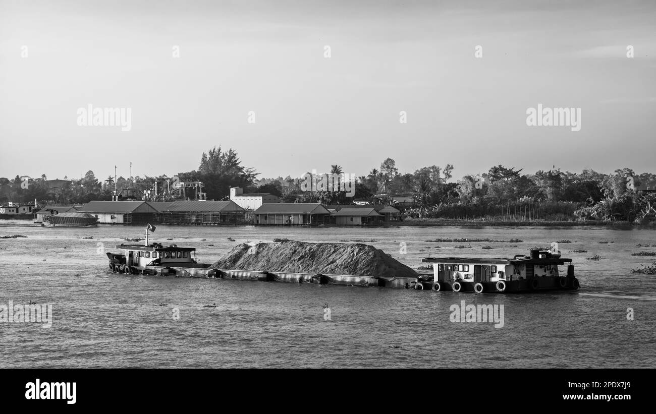 Barges green Black and White Stock Photos & Images Alamy