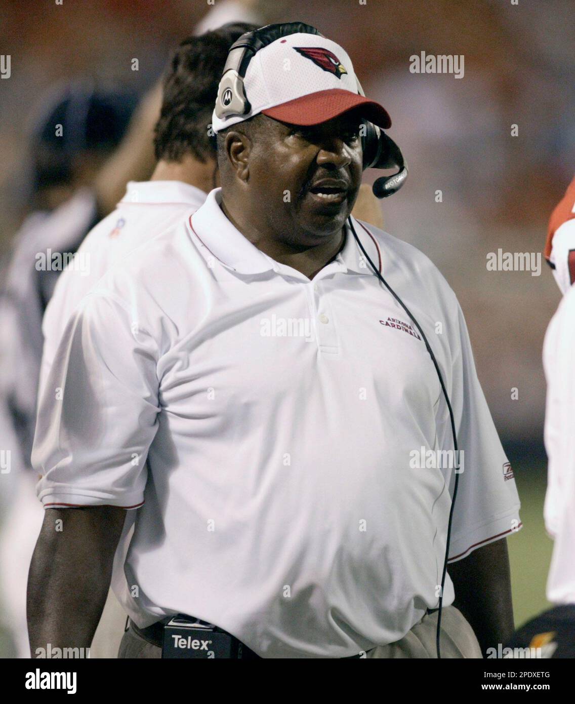 Arizona Cardinals head coach Dennis Green walks the sideline during