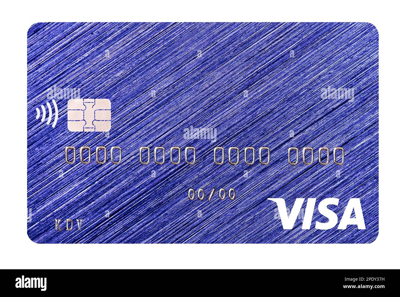 Kyiv, Ukraine -April 10, 2021: Visa card closeup for design purpose Stock Photo