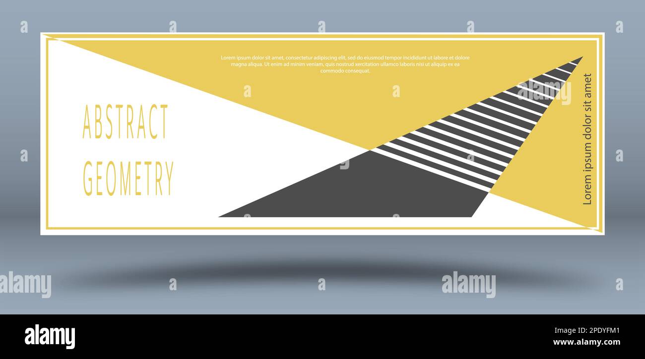 Abstract geometry. Layout of the cover design, brochure, poster, banner ...