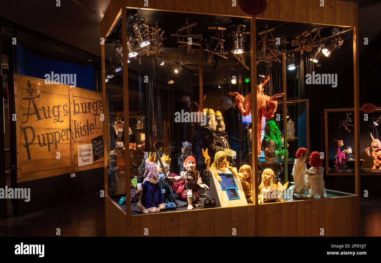 Augsburg, Germany. 15th Mar, 2023. In the puppet box museum "Die Kiste