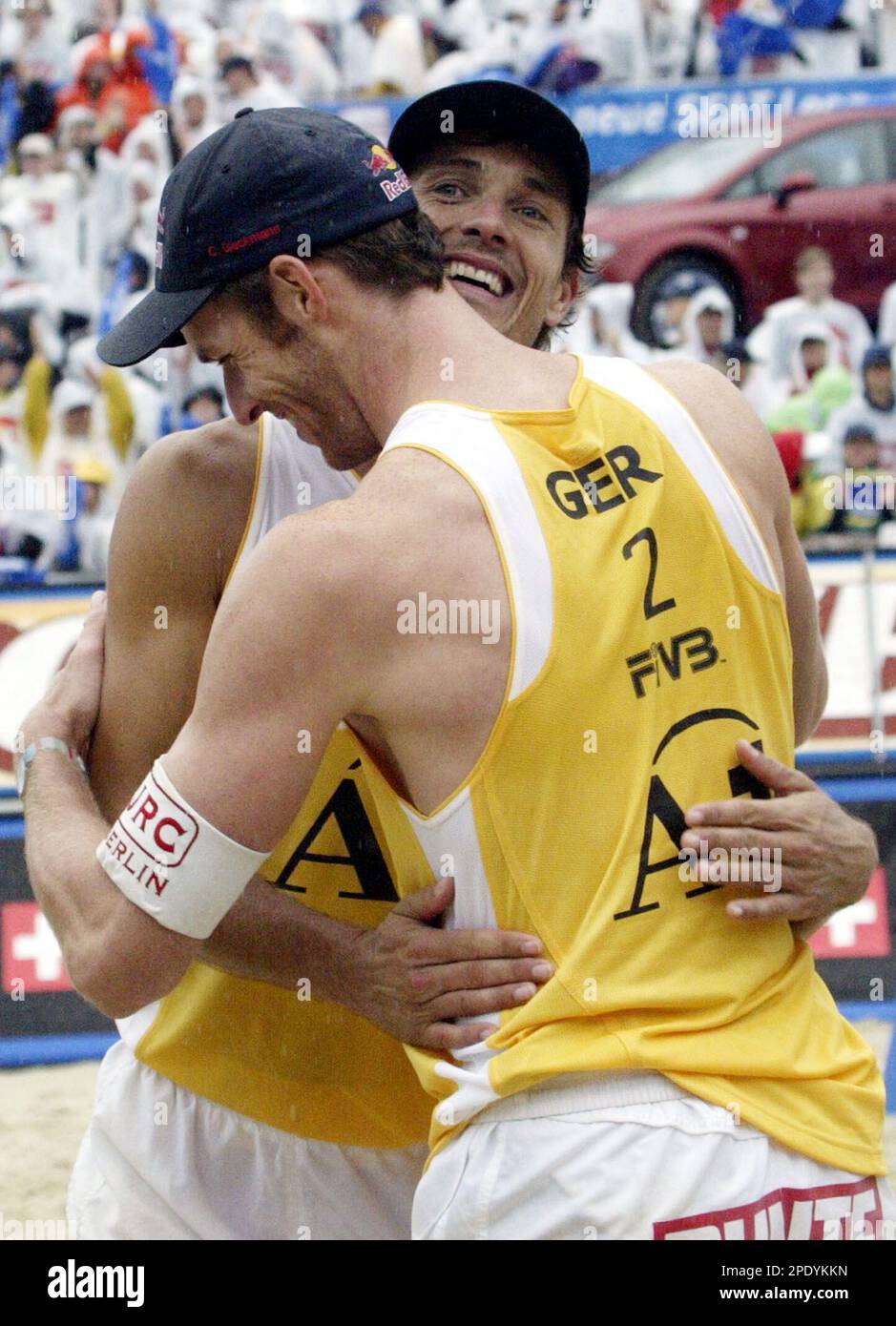 Die Deutschen Andreas Scheuerpflug, Christoph Dieckmann, Vordergrund