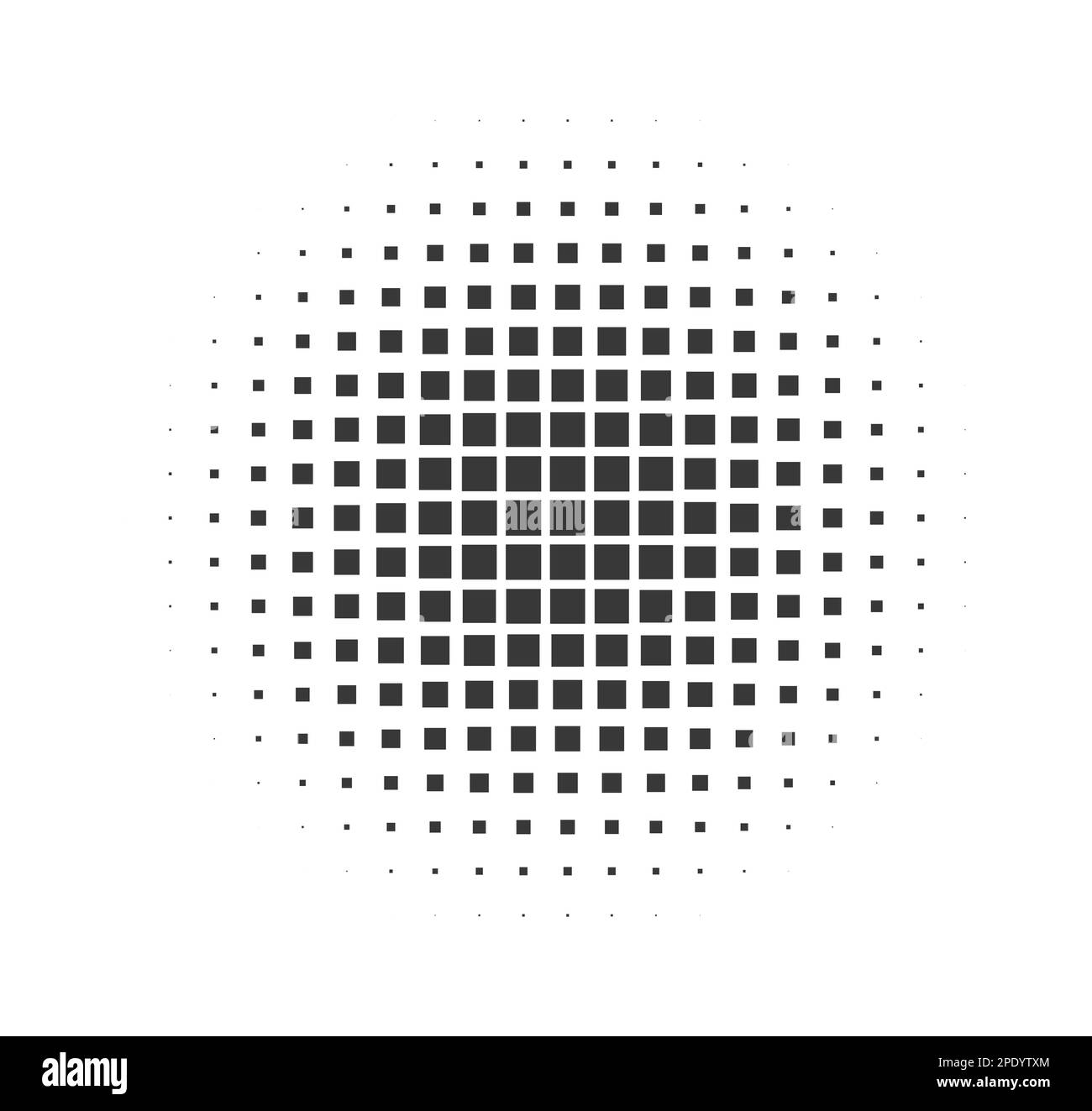 Circle halftone set. Modern dotted circles halftones. Black dotwork ...