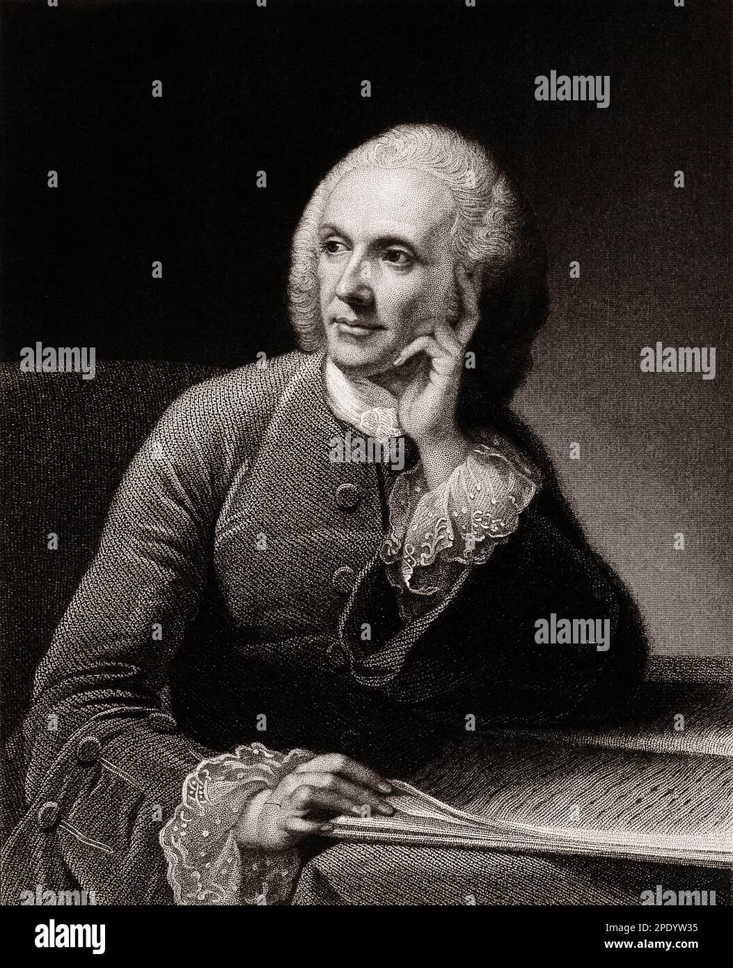 William Hunter, 1718 – 1783, Scottish anatomist and physician Stock Photo
