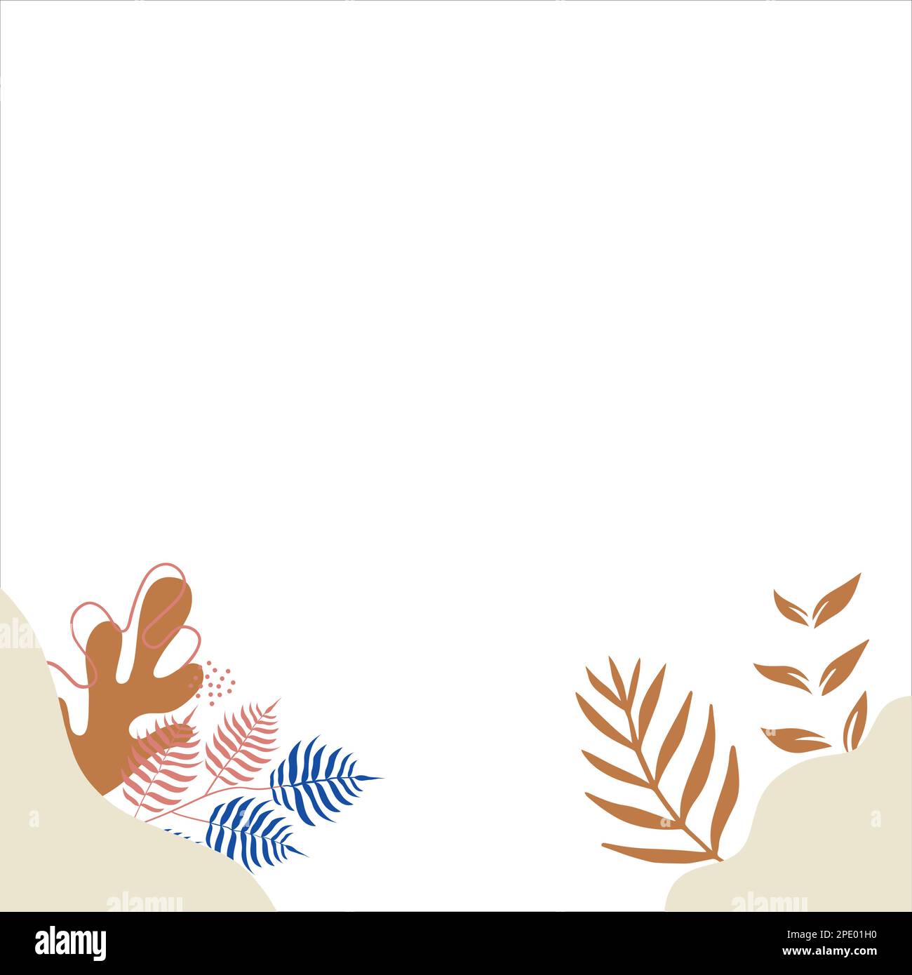 Abstract leaves background Stock Vector