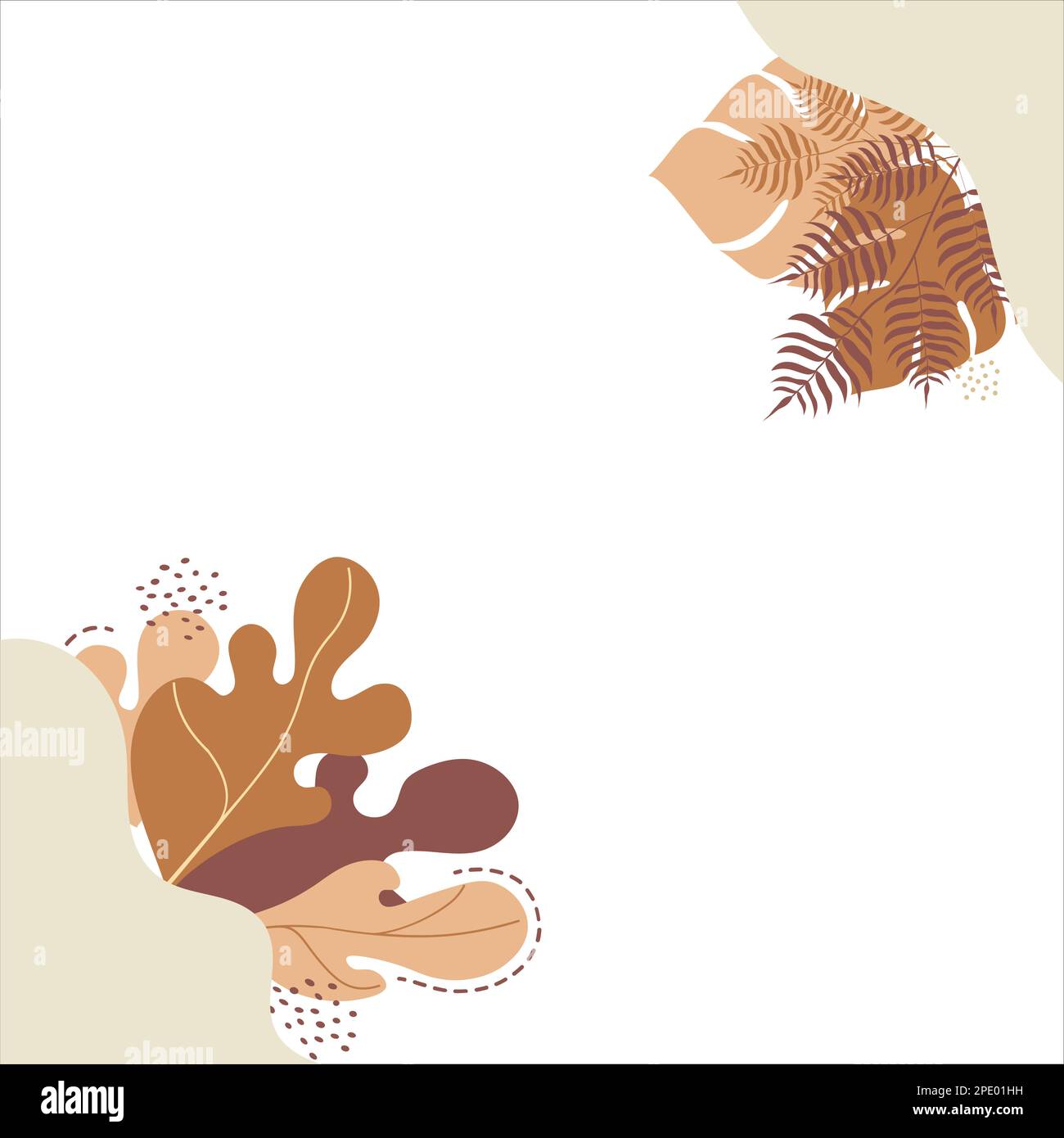 Abstract leaves background Stock Vector