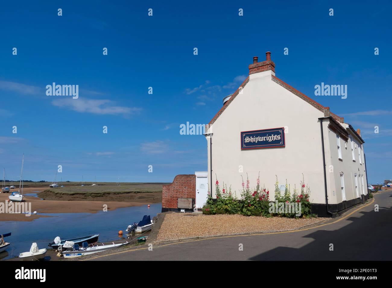 The former 'Shipswrights Arms' pub at Wells-next-the-Sea, Norfolk, England. Stock Photo