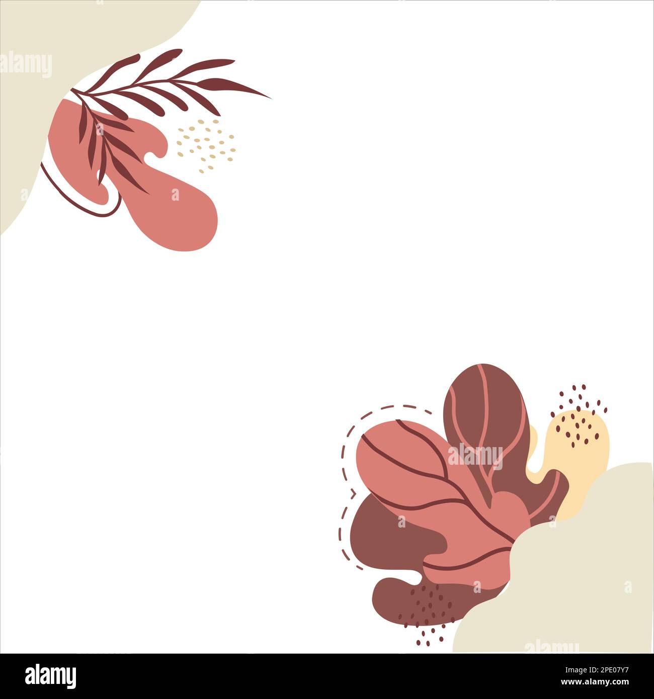 Abstract leaves background Stock Vector