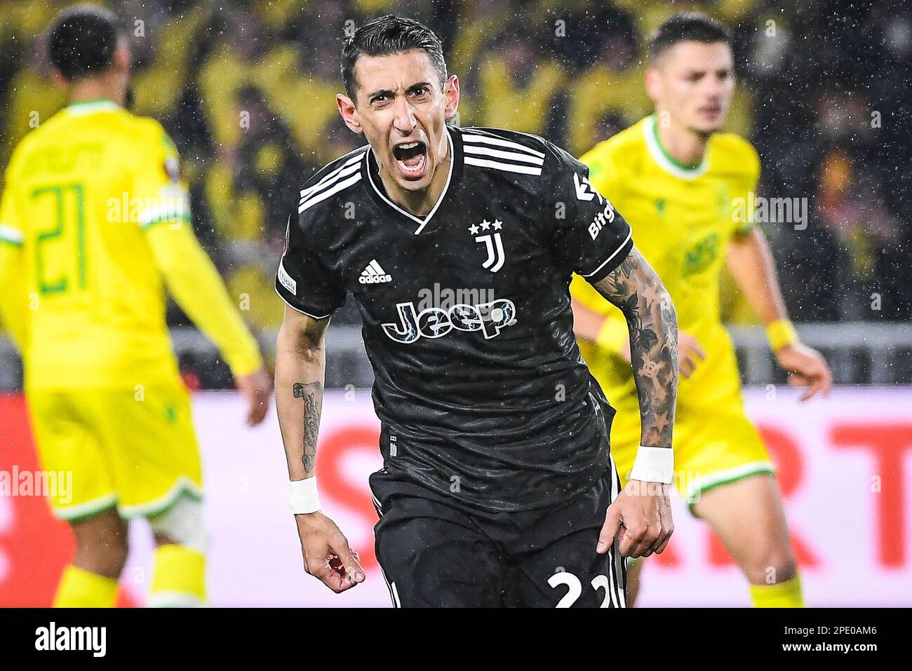 Juventus U23 celebrates after scoring his side's first goal of the match  Stock Photo - Alamy