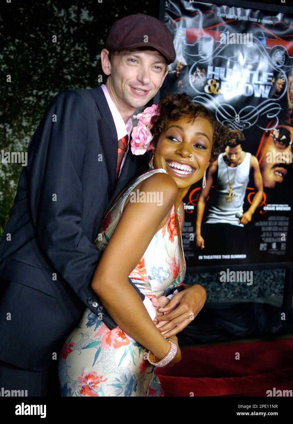 "Hustle & Flow" cast members DJ Qualls, left, and Paula Jai Parker pose