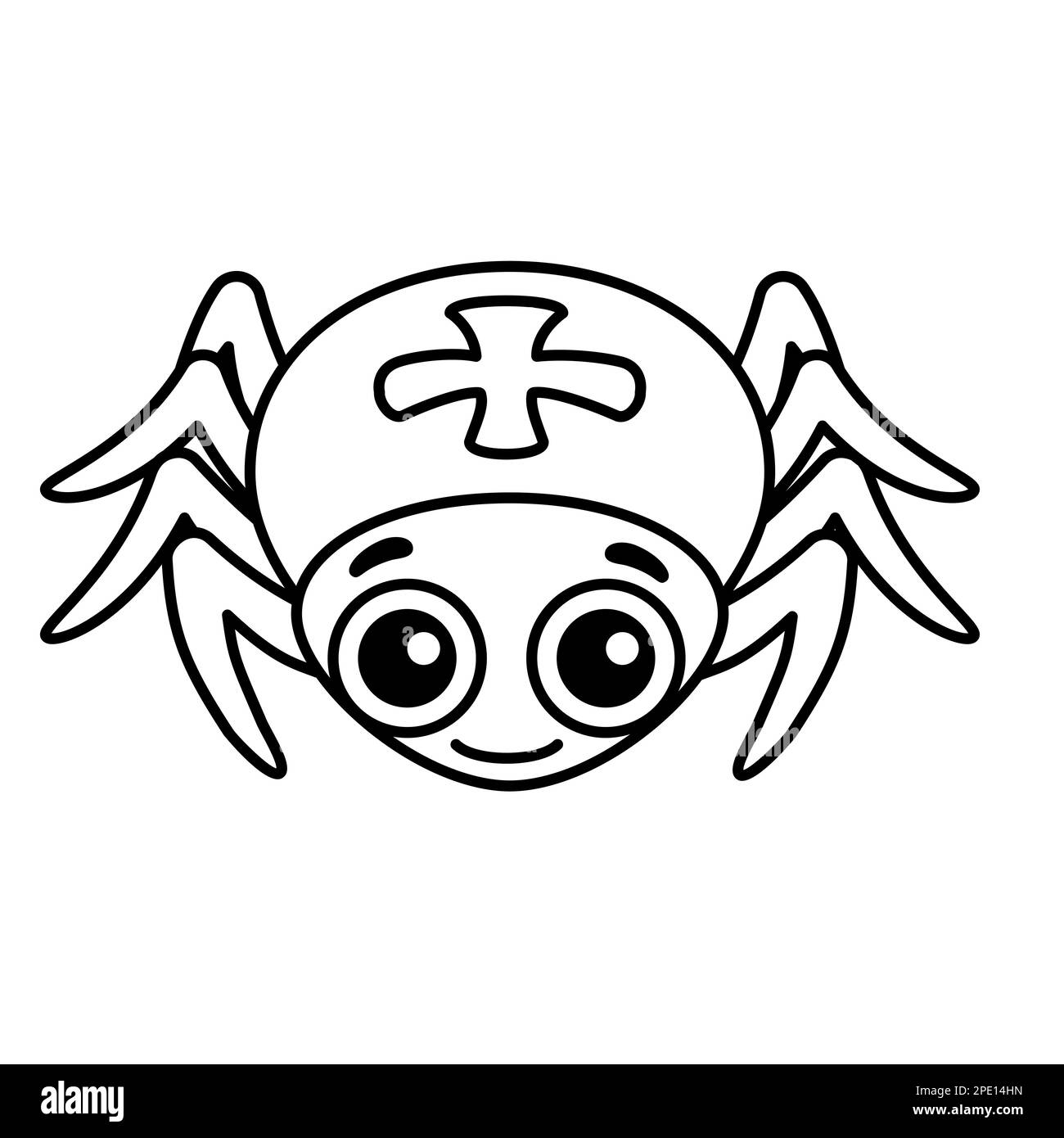 Cute Spider Coloring Pages