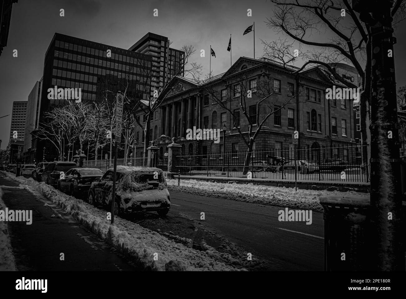 Province House 1726 Hollis Street, Halifax The home of the provincial legislature Stock Photo