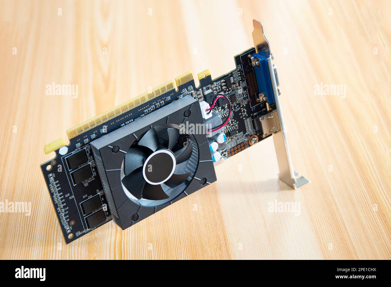 side view of computer graphics card Stock Photo Alamy