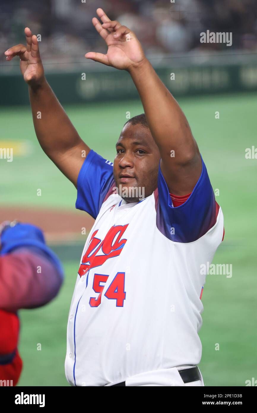 Tokyo, Japan. 15th Mar, 2023. Alfredo Despaigne (CUB) Baseball 2023