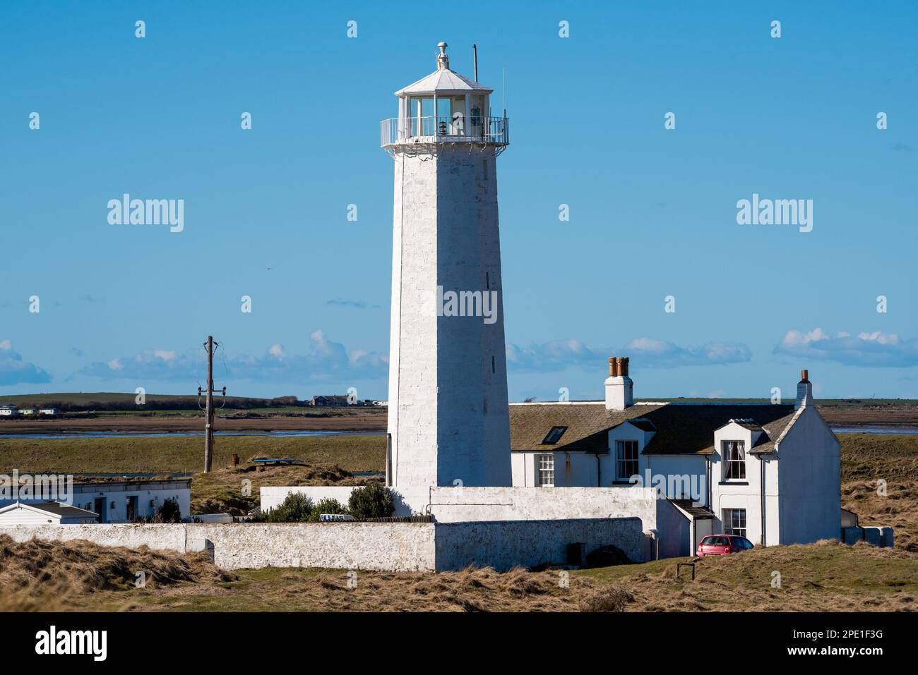 A view Walney Lighthouse, Walney Island, BarrowinFurness, Cumbria, UK