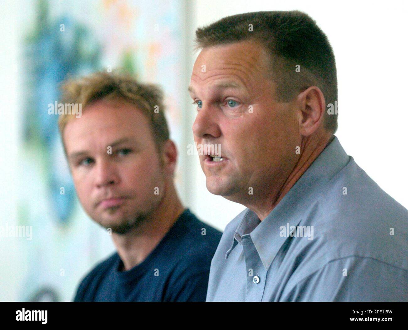 Senate President Jon Tester, DBig Sandy, right and Pearl Jam bassist