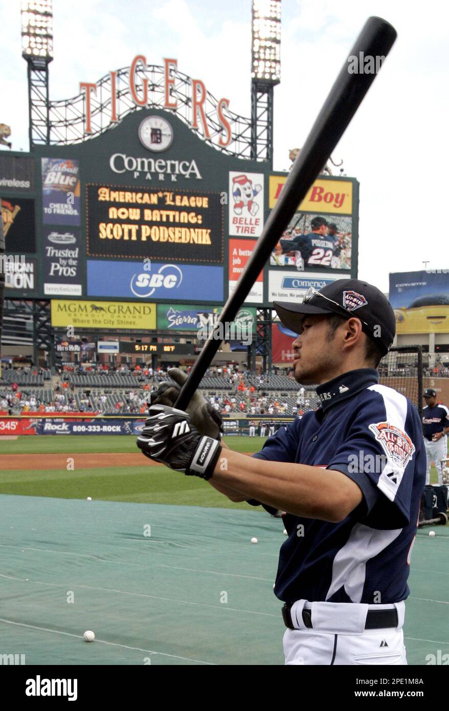 MLB 2009 All-Star Game American League #51 Ichiro Batting Practice