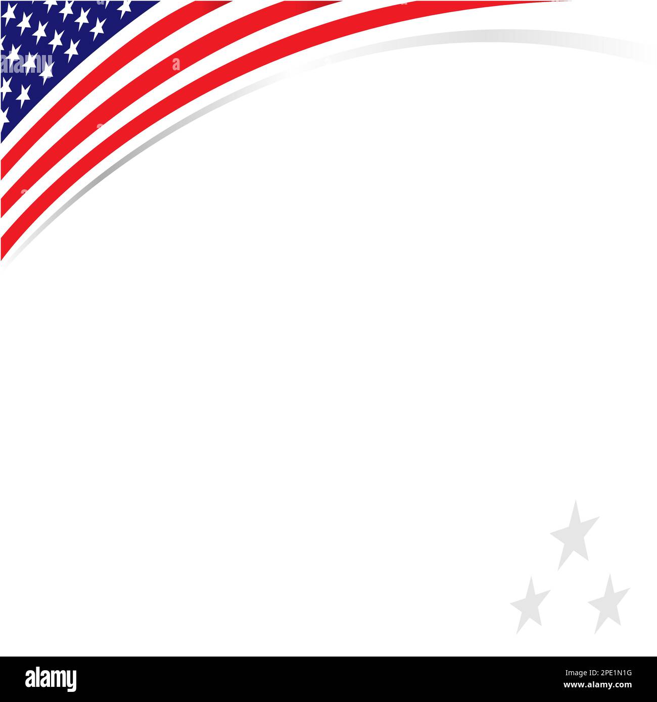 Blue corner flag Stock Vector Images Alamy