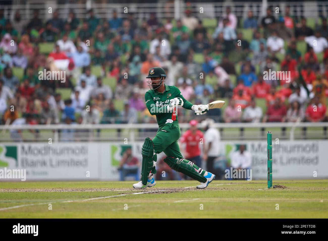 Liton Kumar Das bats during the BangladeshEngland 3rd and final T20I
