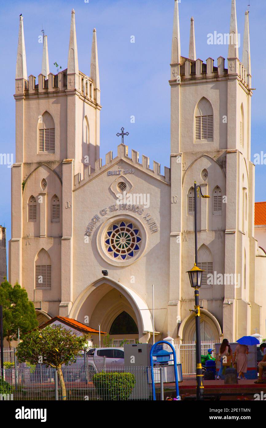 Malaysia, Melaka, Malacca, St. Francis Xavier Church Stock Photo Alamy