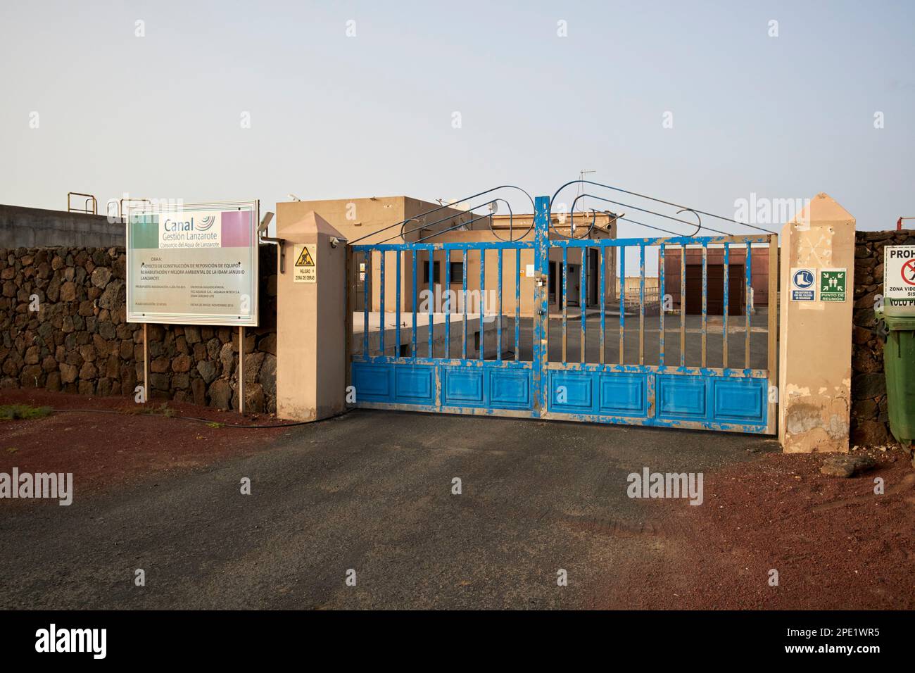 canal gestion lanzarote desalination collection plant water supply