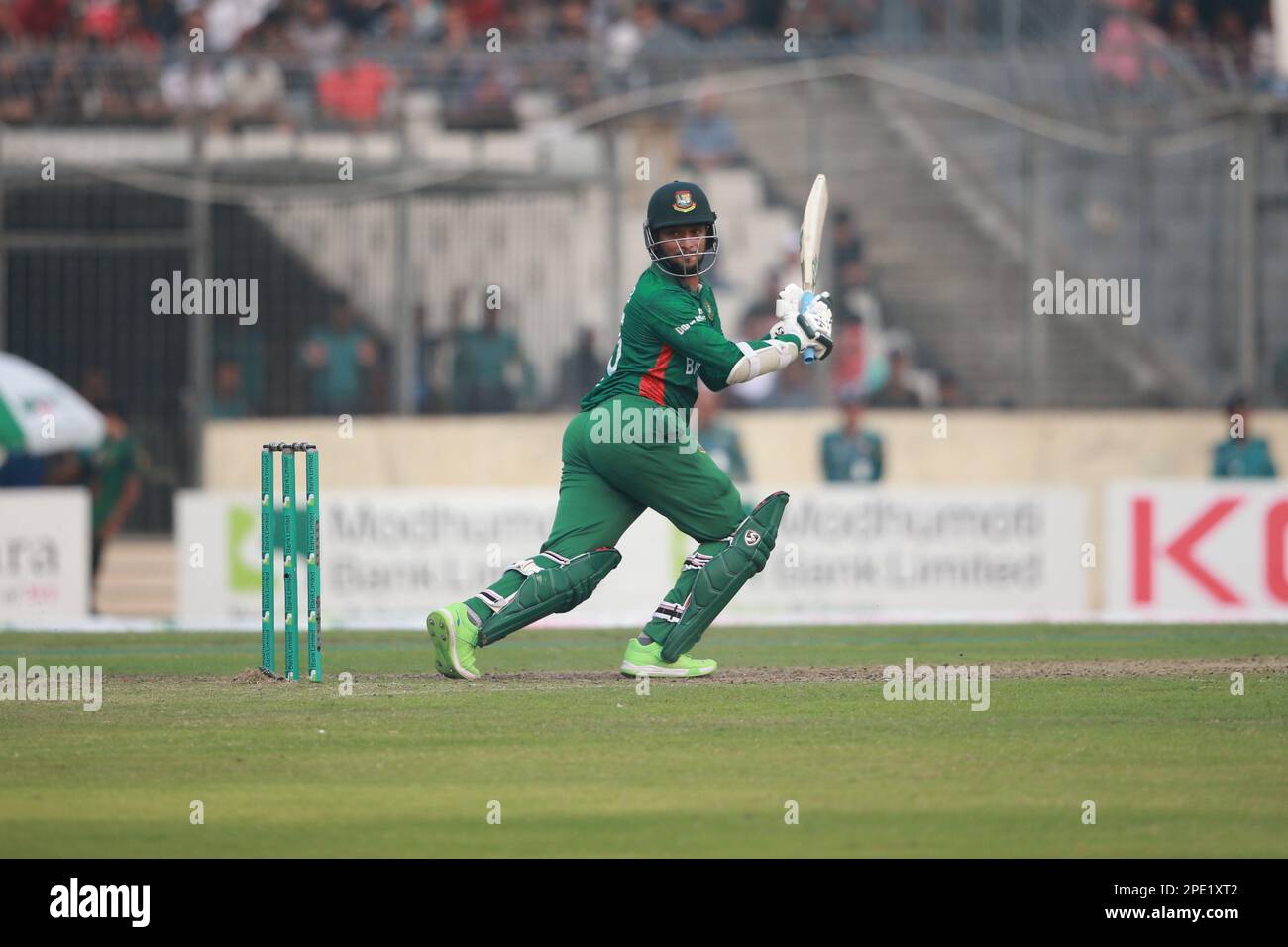 Shakib Al Hasan bats during the BangladeshEngland 3rd and final T20I