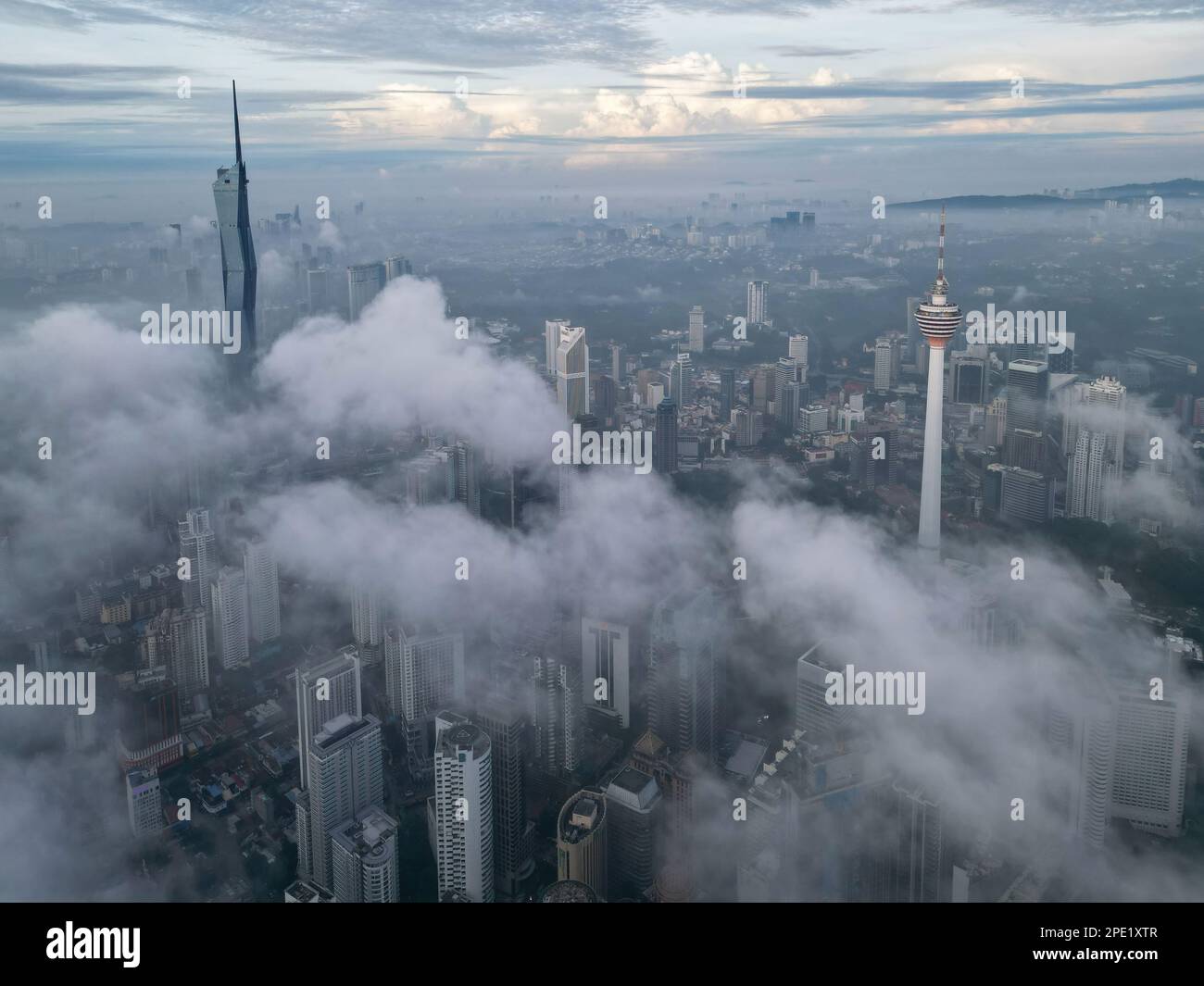 Cloud cover aerial hi-res stock photography and images - Alamy