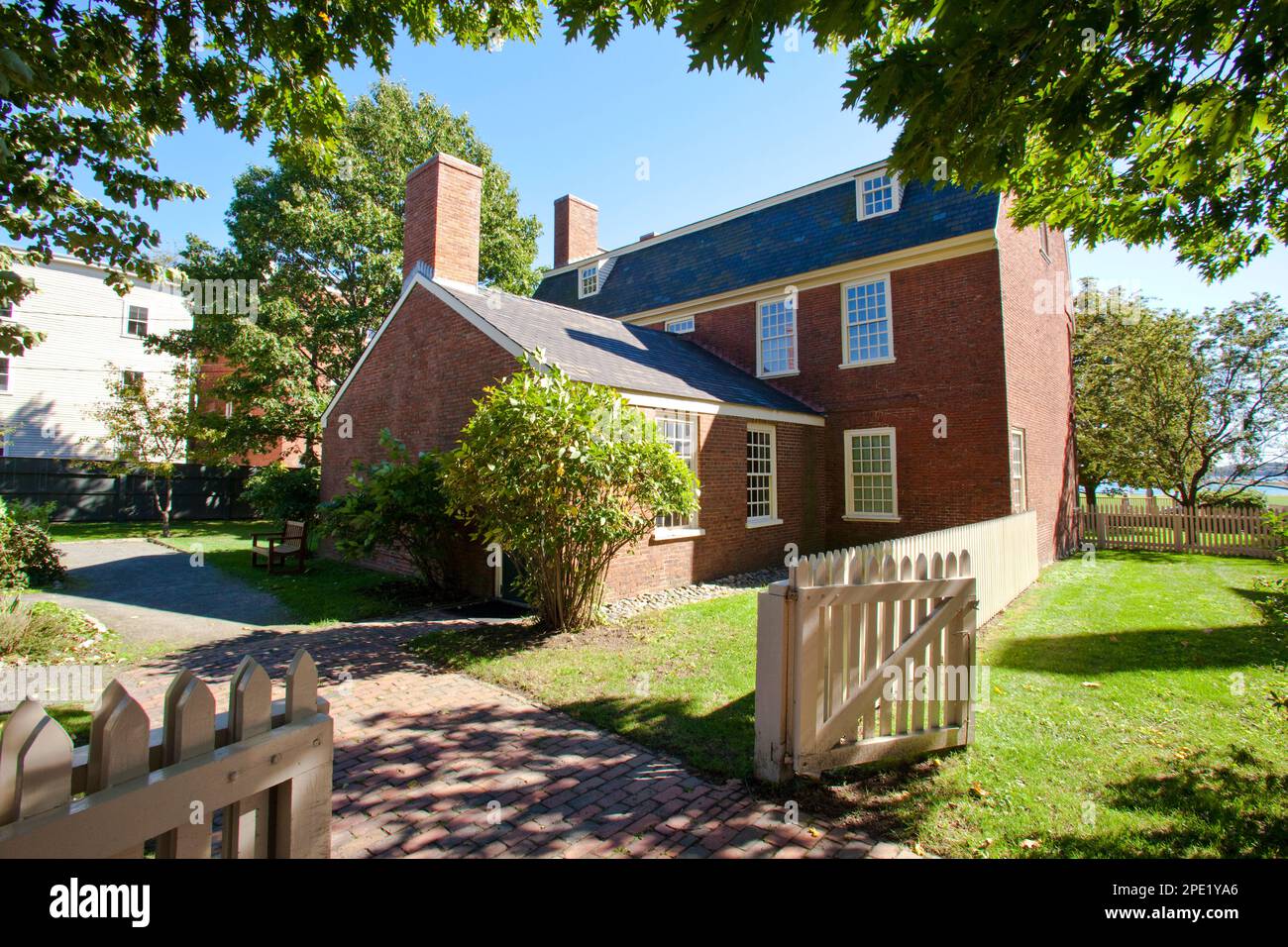 The Derby House in Salem, MA Stock Photo