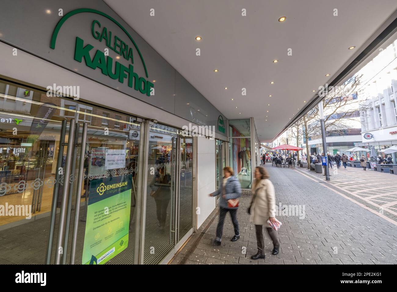 15 March 2023, North RhineWestphalia, Gelsenkirchen Entrance area of