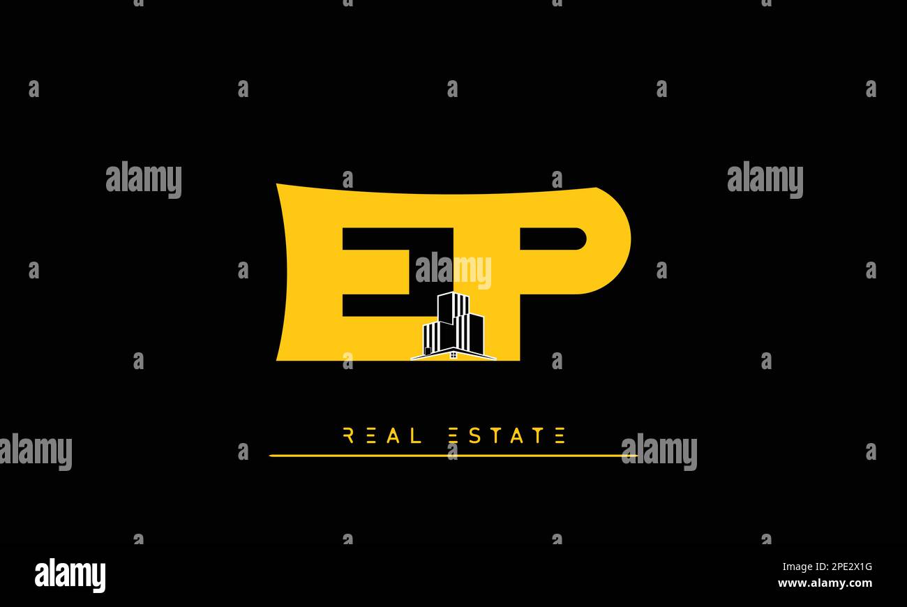 Pe real estate initials logo hires stock photography and images Alamy