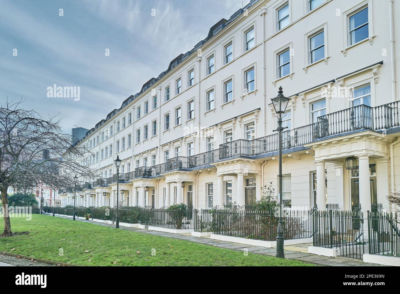 Luxury apartments at Bessborough Gardens, Pimlico, London, England