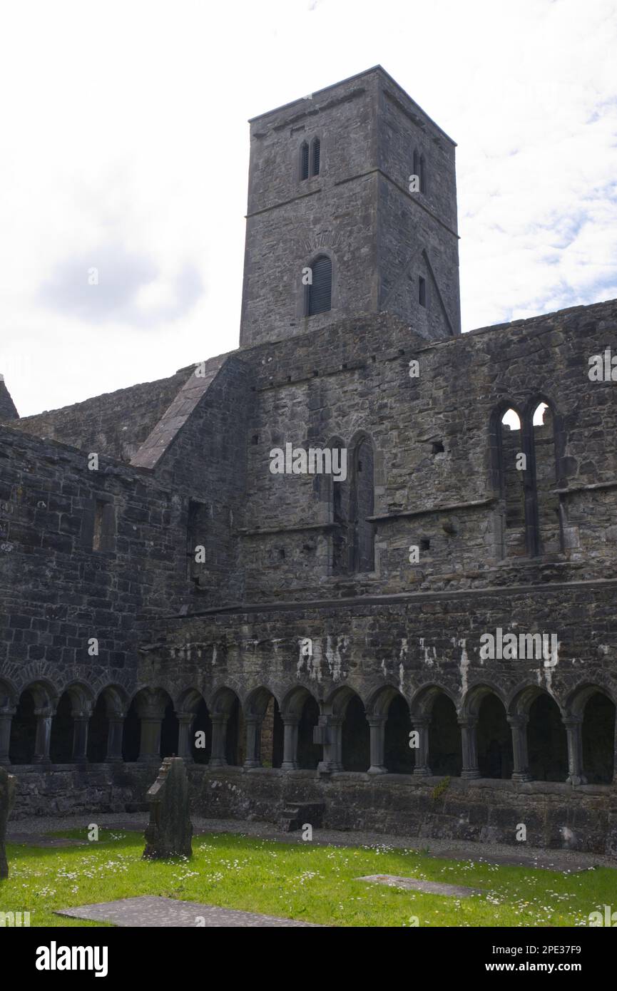 The ruins of Sligo Abbey EIRE Stock Photo