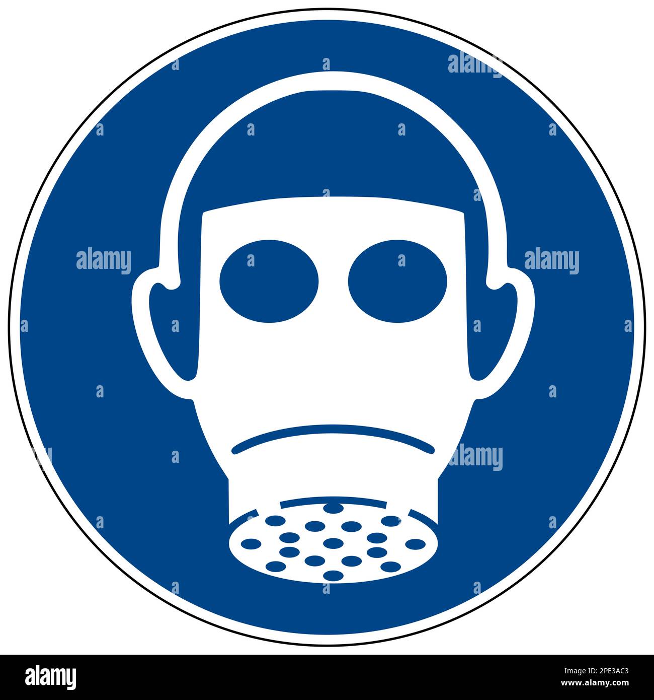 ISO 7010 Wear respiratory protection sign Stock Photo Alamy