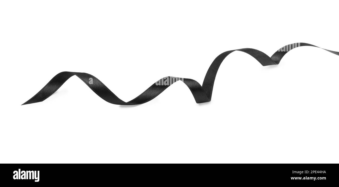 Elegant ribbon Black and White Stock Photos & Images - Alamy
