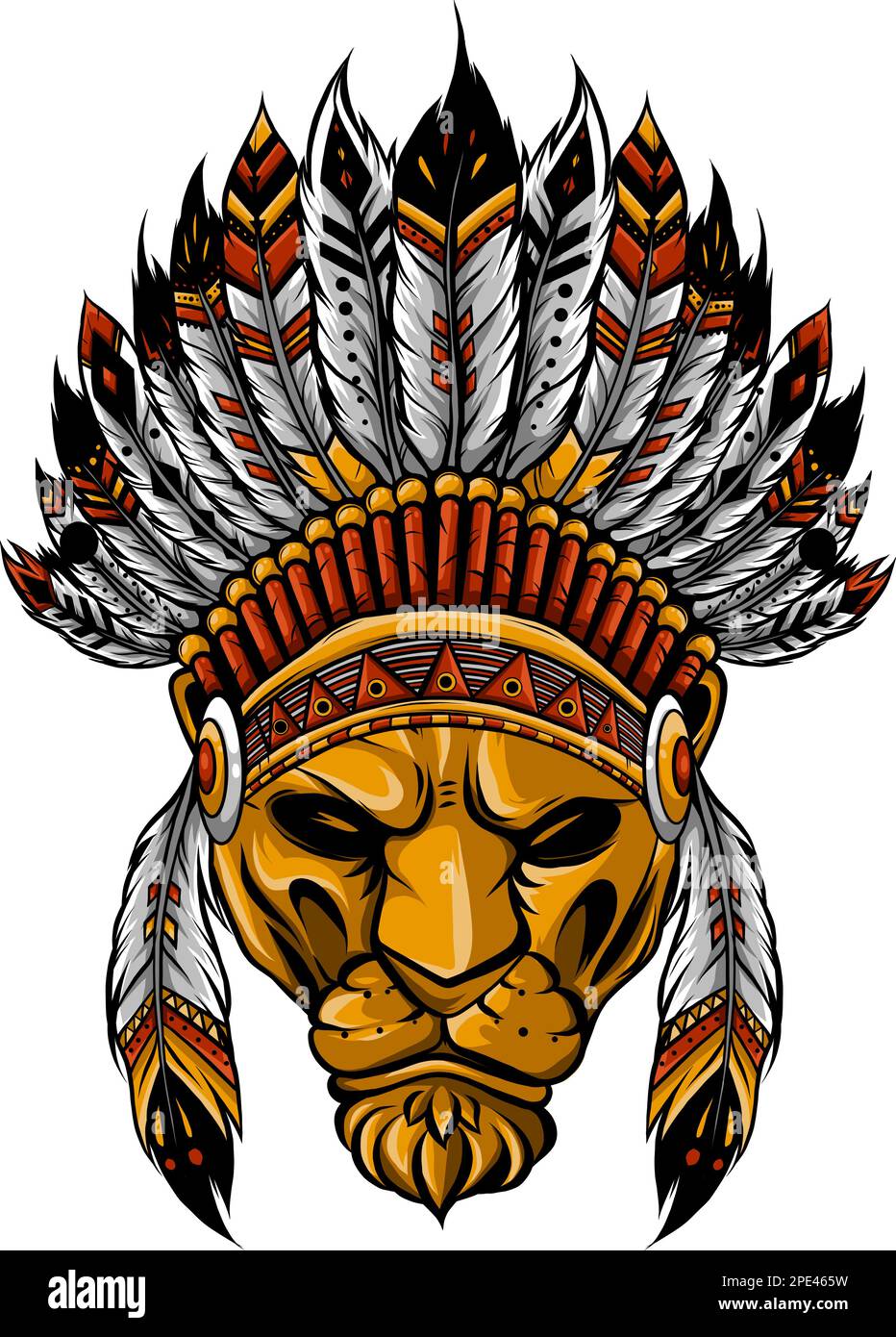 Lion Indian American Indian Lion s Face Stock Vector Image Art Alamy lion-indian-american-indian-lion-s-face-stock-vector-image-art-alamy