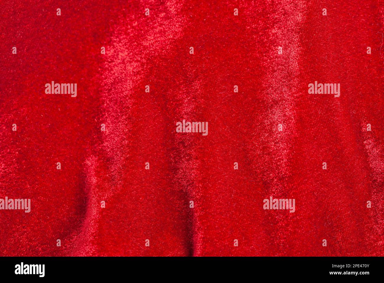Red velour velvet texture waves hi-res stock photography and images - Alamy