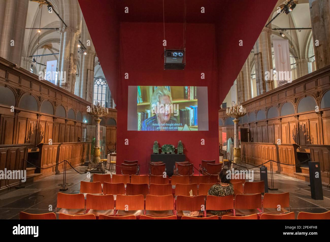 Movie Theater At The New Church At De Eeuw Van Juliana Exhibition At ...
