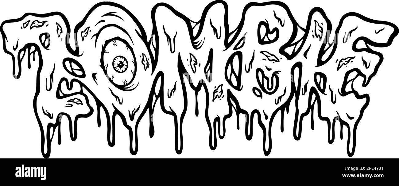 How To Draw Melting Letters