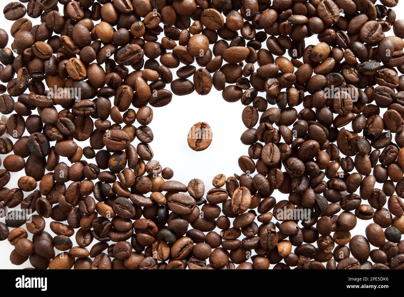 coffee roasted beans  texture Stock Photo