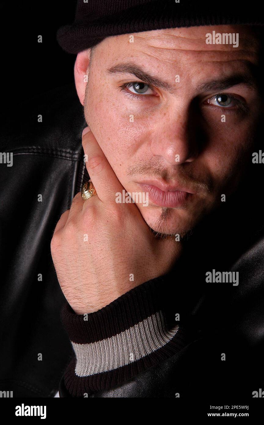 Rapper Pitbull is photographed at TVT Records in New York, March 10 ...