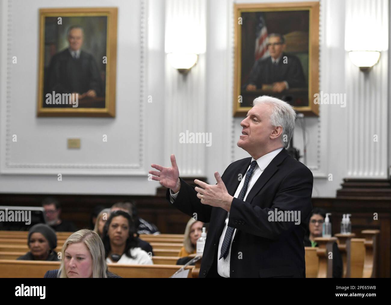 District Attorney Michael Gravely questions Zachariah Anderson's