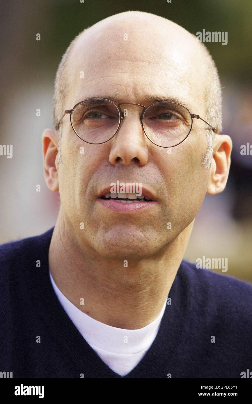 Dreamworks co-founder, American producer Jeffrey Katzenberg, is seen ...