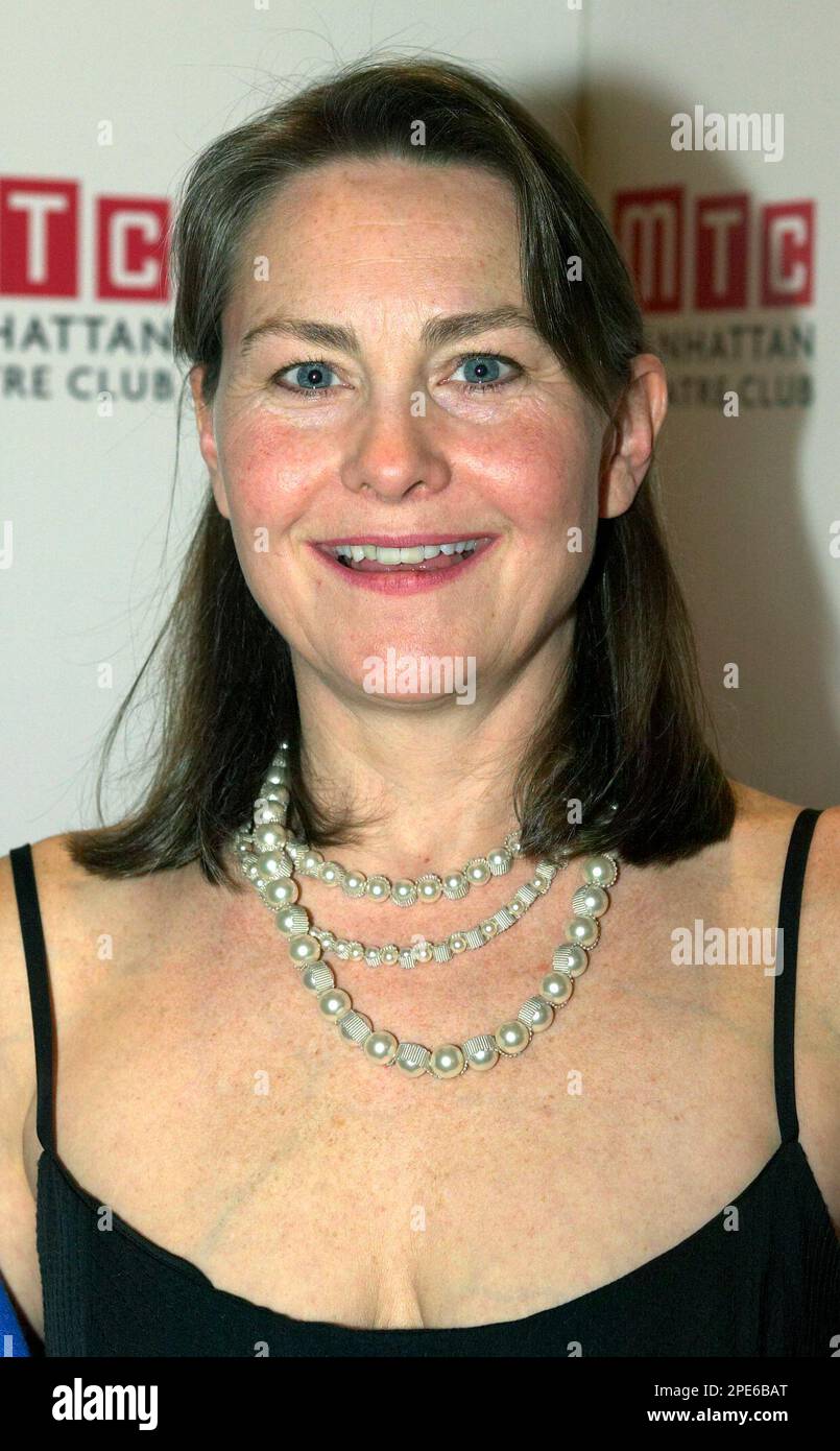 Actress Cherry Jones poses while attending Manhattan Theatre Clubs Best