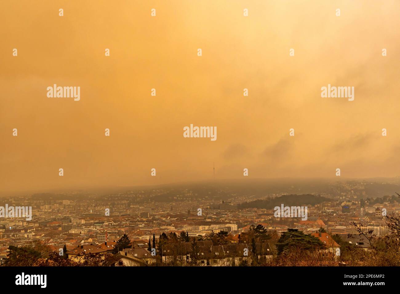 Rare weather phenomenon, dust and sand from the Sahara are in the air